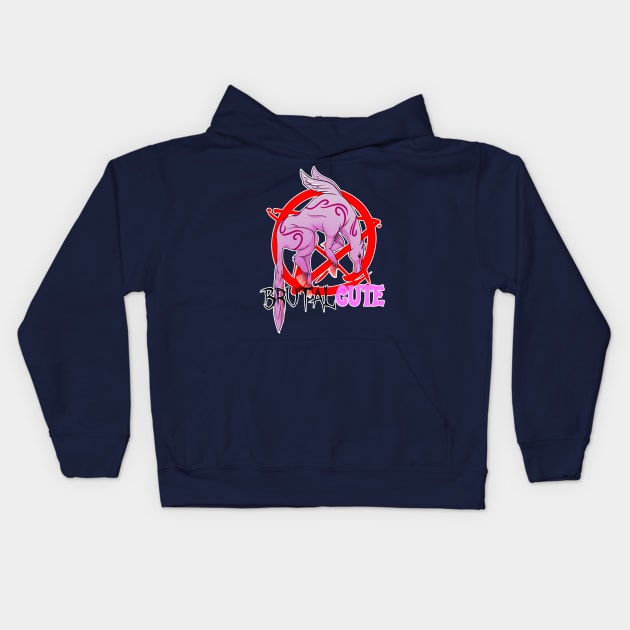 Brutalcute Kids Hoodie by conquart